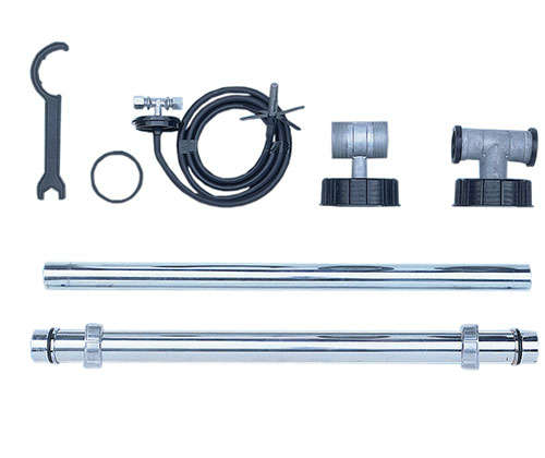 Photo KIT N° 5 - T et tube de remplissage, d'évent, de soutirage, joints plats et clé