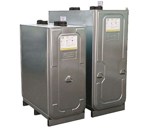 Photo CUVE FIOUL 620 L DWT avec bac rétention métallique