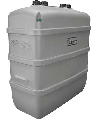 Photo Cuve fioul Rothalen plus 1000 L avec enveloppe secondaire PE