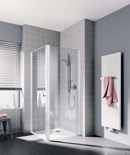 Photo Paroi de douche fixe CADA XS CCTWD L80 2M blanc v.clair
