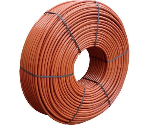 Photo Tube nu PE-Xa rouge - 13 x 16 - 600 m -Sans Barrière Anti-Oxygène (BAO) protégée