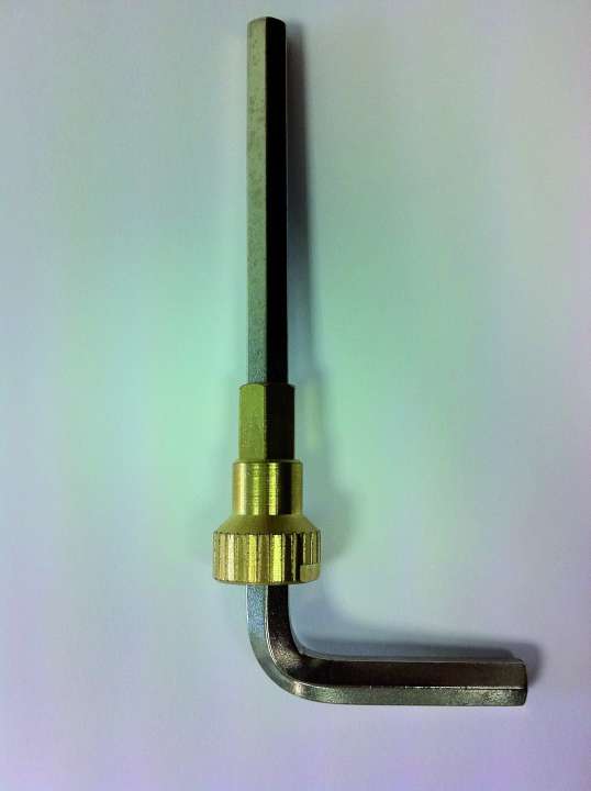 Photo CLE DE REGLAGE POUR ANCIEN COLLECTEUR ROTH NI - en laiton