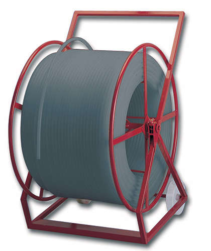 Photo DÉROULEUR DE TUBE vertical, pour couronnes de tubes jusqu'à 600 m