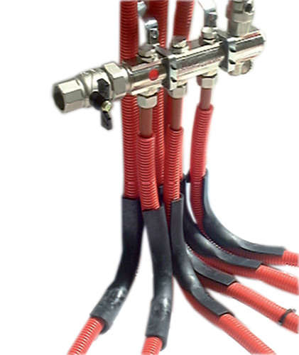 Photo Coude de Guidage 18 - permet une installation propre du tube en dalle