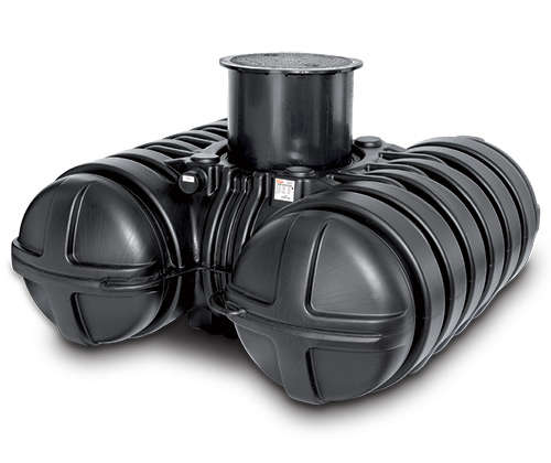 Photo Twinbloc 3500L :cuve nue enterrée pour récupération d'eaux de pluie sans soudure