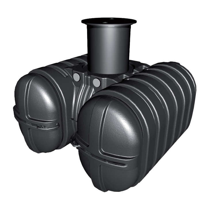 Photo Twinbloc 5000L :cuve nue enterrée pour récupération d'eaux de pluie sans soudure