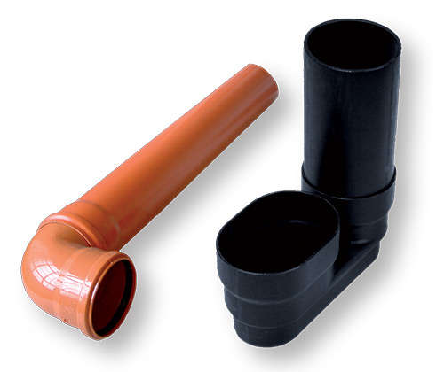 Photo Dispositif anti-remous pour Twinbloc en PE et tuyaux en DN 100