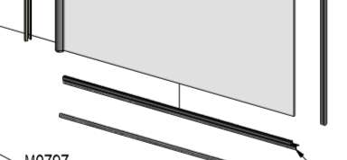 Photo JOINT HORIZONTAL BAS Référence P3811 pour EI PI2 070