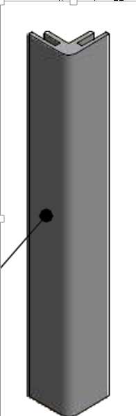 Photo BAGUETTE ANGLE POUR TABLIER P4511 VINATA