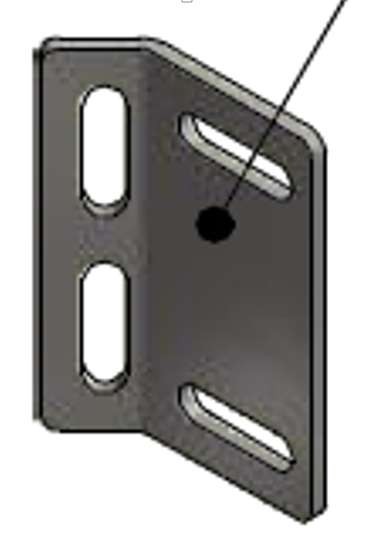 Photo angle de fixation 135° MA7131 VINATA