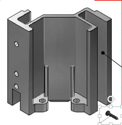 Photo PIECE ANGLE HAUT GAUCHE MA8049 VINATA