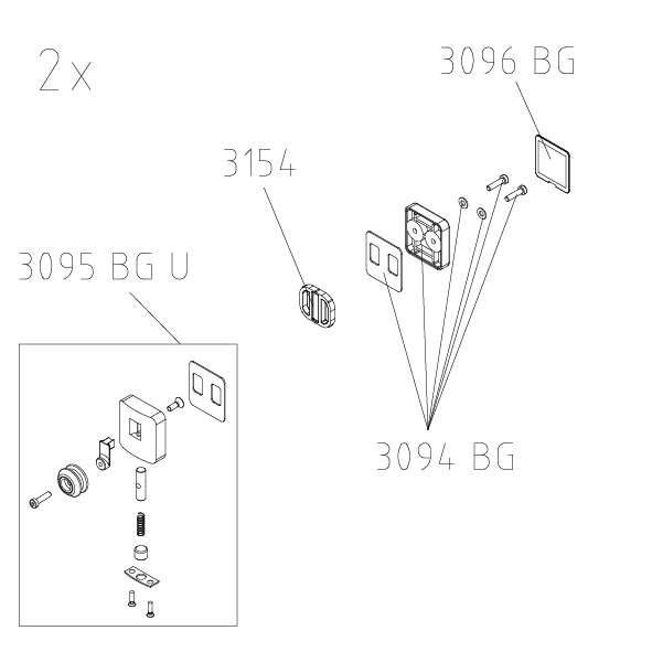 Photo SET 2 ROULETTE BAS AT C2D/D2D ARGT