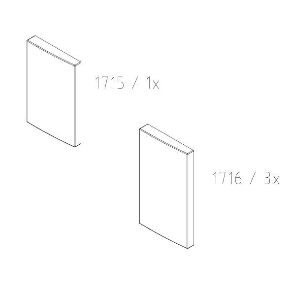 Photo SET 2 CACHE 1715 1716 FX ARGT POLI