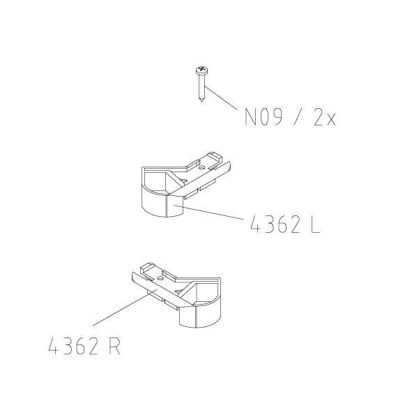 Photo SET PIVOT HAUT 4362 I2 FDR/FDL ARGT