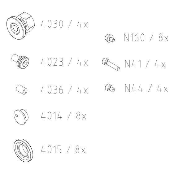 Photo SET 16 ROULETTES N2 / I2 ED3 / IB40/ST3