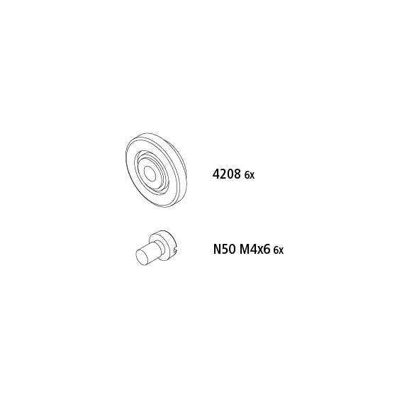 Photo SET 6 ROULETTE 4208 N2/I2 STD / IB30