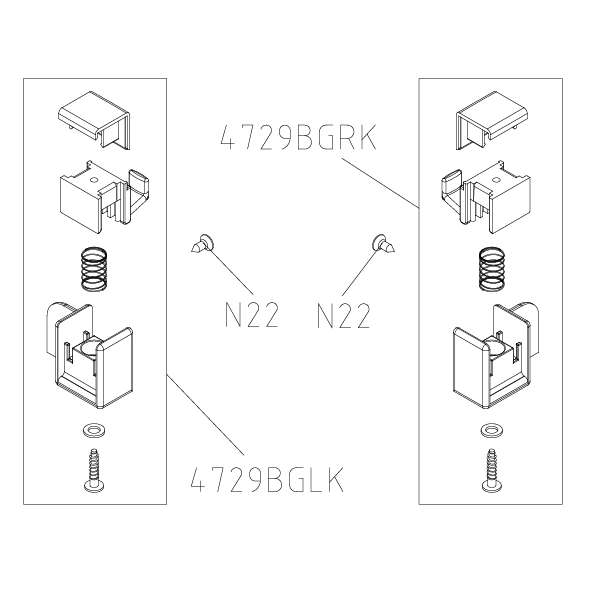Photo SET 2 GUIDE BAS 4729BG LI C55