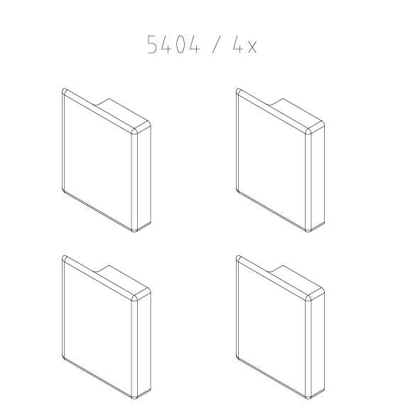 Photo SET 4 PIECES 5404 RAYA ARGT MAT