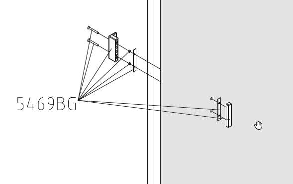 Photo SET POIGNEE 5469BG RA ARGT MAT