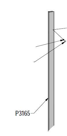 Photo Profilé mural EQUI P3165 blanc H1900