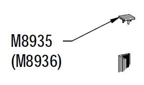 Photo Cache profilé haut gauche EQUI M8935