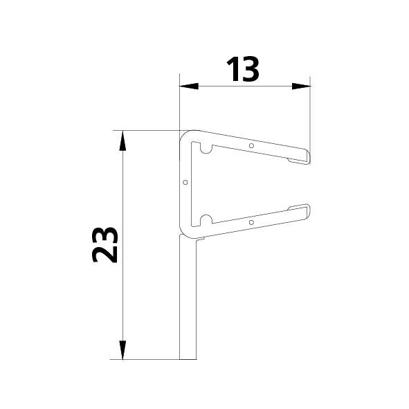 Photo 3171 JOINT VERTICAL DE FRAPPE