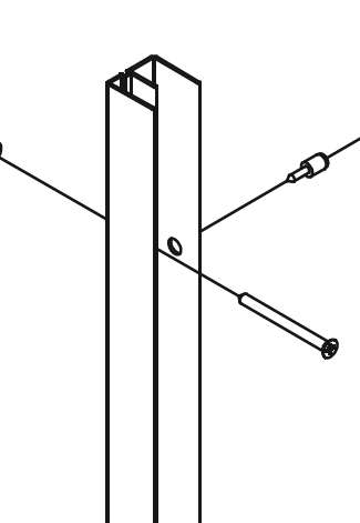 Photo PROFILE MURAL RAYA 5400A ARGT MAT H2000