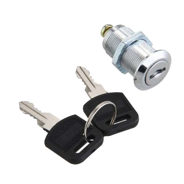 Photo Serrure de remplacement avec jeu de 2 cles armoire saillie ou encastre