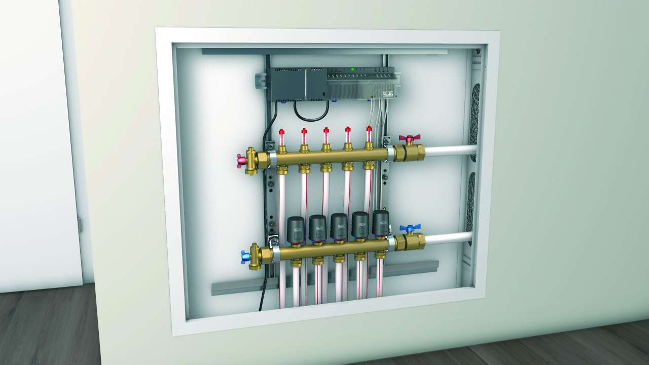 Photo COLLECTEUR PRE-MONTE HX-D 5 CIRCUITS - en laiton