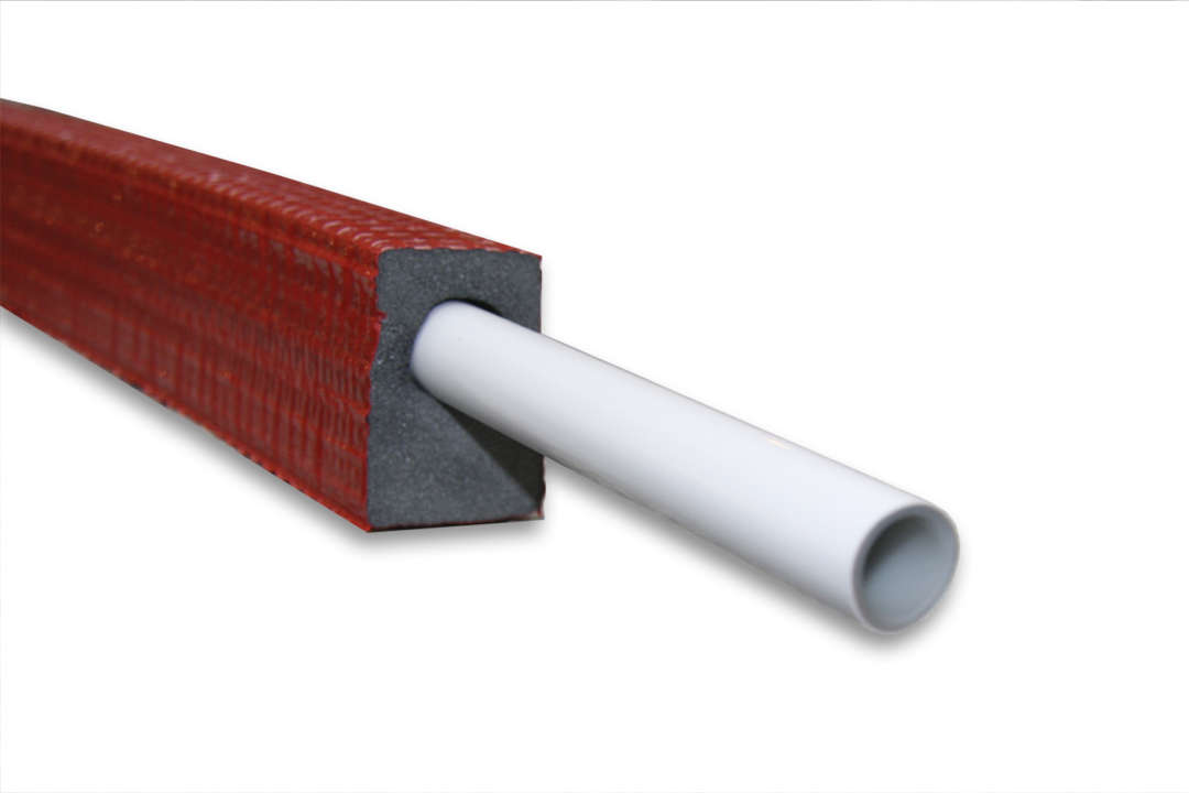 Photo Tubes multicouches  pré-isolés d'une mousse PE rectangulaire rge 20 Cour 25