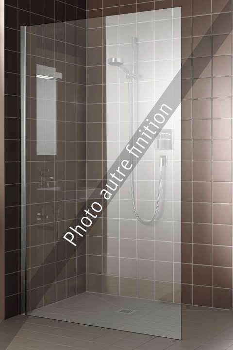 Photo Paroi de douche walk-in WALK-IN-SHOWER XC XCWIO L80 2M noir soft v.clair
