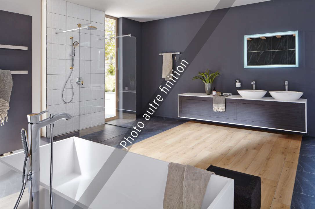 Photo Paroi de douche walk-in WALK-IN-SHOWER XB XBFWA L120 2M argent poli v.clair