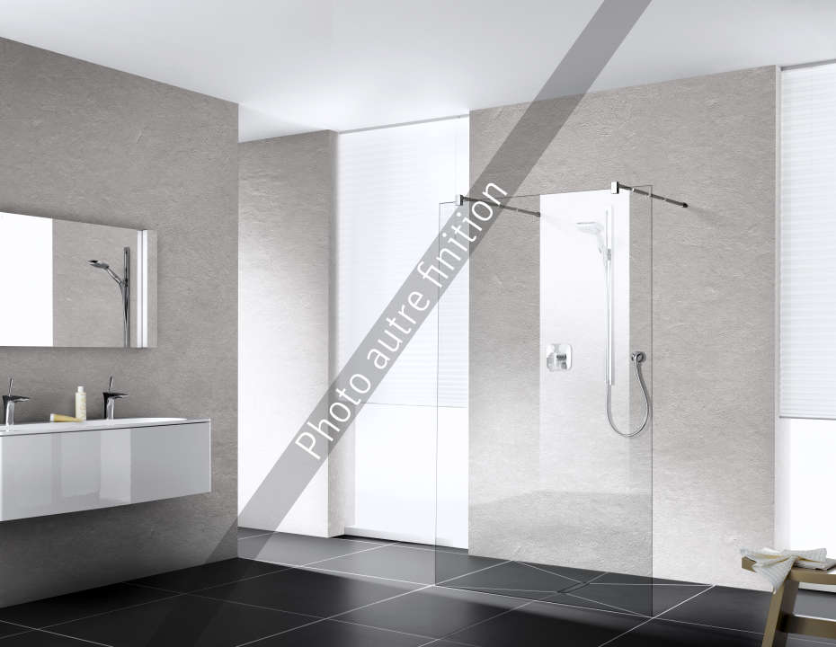 Photo Paroi de douche walk-in WALK-IN-SHOWER XB XBFW1 L160 2M argent poli v.clair