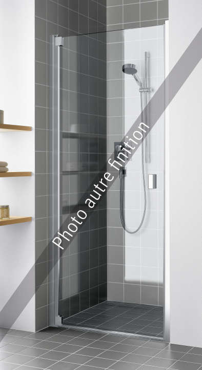 Photo Paroi de douche pivotante RAYA RA1WR L98 2M argent poli v.clair clean