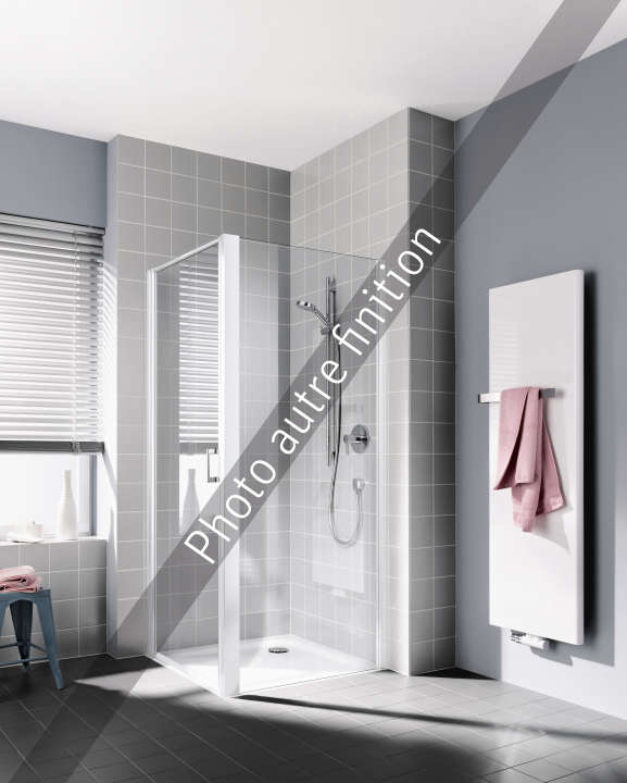 Photo Paroi de douche fixe CADA XS CCTWD L60 2M argent poli v.clair