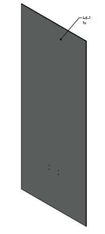 Photo Panneau latéral tablette/siège VINATA COMFORT version haute 877 blanc