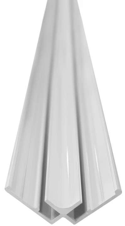 Photo Panneau mural douche PREPANEL VIPANEL COULEUR UNIE BLANC MAT 800x 2100x3MM