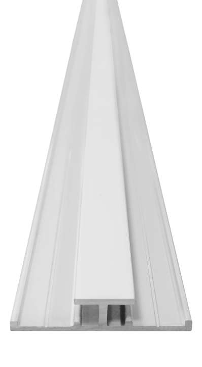 Photo Panneau mural douche PREPANEL VIPANEL COULEUR UNIE BLANC MAT 800x 2100x3MM