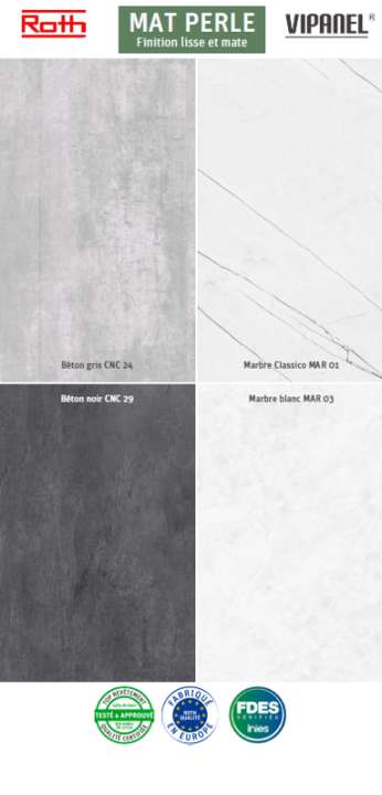 Photo Echantillon Mix VIPANEL Mat perlé bestsellers 1000x2550 NU