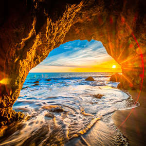 Photo Panneau mural douche VIPANEL INSPIRATION NATURE SUNSET MAL BRI. 1500x2550x3MM
