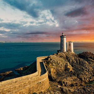Photo Panneau mural NU VIPANEL INSPIRATION NATURE PHARE BRI. 1500x2550MM 3MM