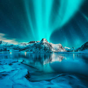 Photo Panneau mural douche NU VIPANEL INSPIRATION NATURE AURORE BOR BRI. 1000x2550x3MM