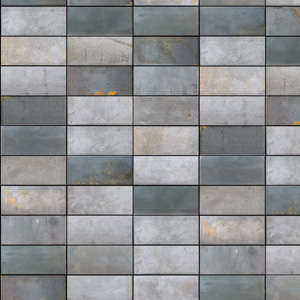 Photo Panneau mural NU VIPANEL CARRELAGE TUILE METAL BRI. 1000x2550MM 3MM