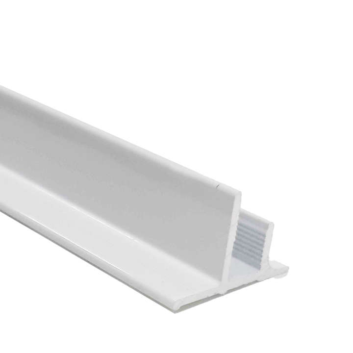Photo Profilé NU intérieur 90° blanc 2100MM pour panneaux NICHEPANEL
