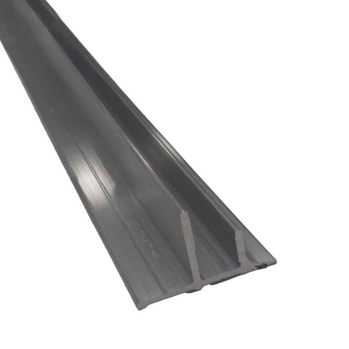 Photo Profilé NU intérieur 90° pour panneaux NICHEPANEL H2.1M aluminium mat