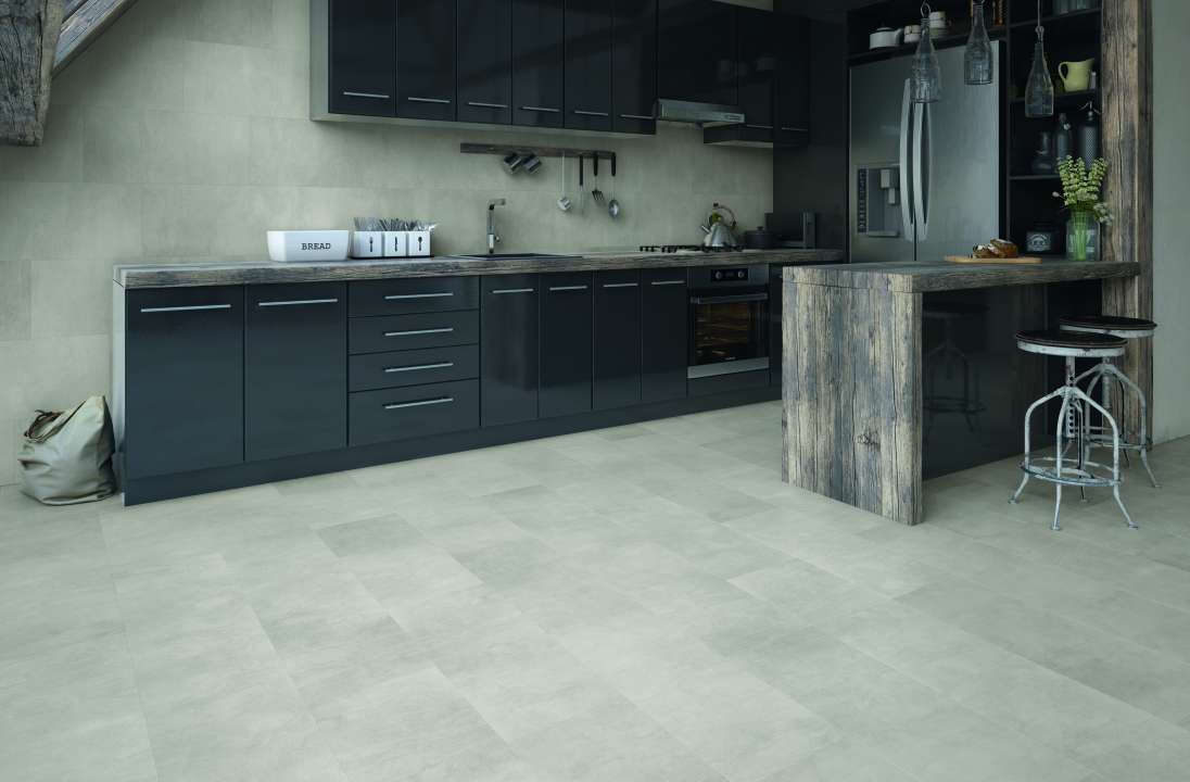 Photo Revêtement sol-mur salle de bain NATURA FW NU  GREYGE NTDFW 2550x1202x3MM