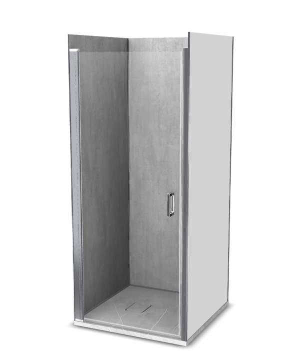 Photo Cabine de douche Vinova AV23LSS1A : receveur, paroi de douche, Prépanel + acc