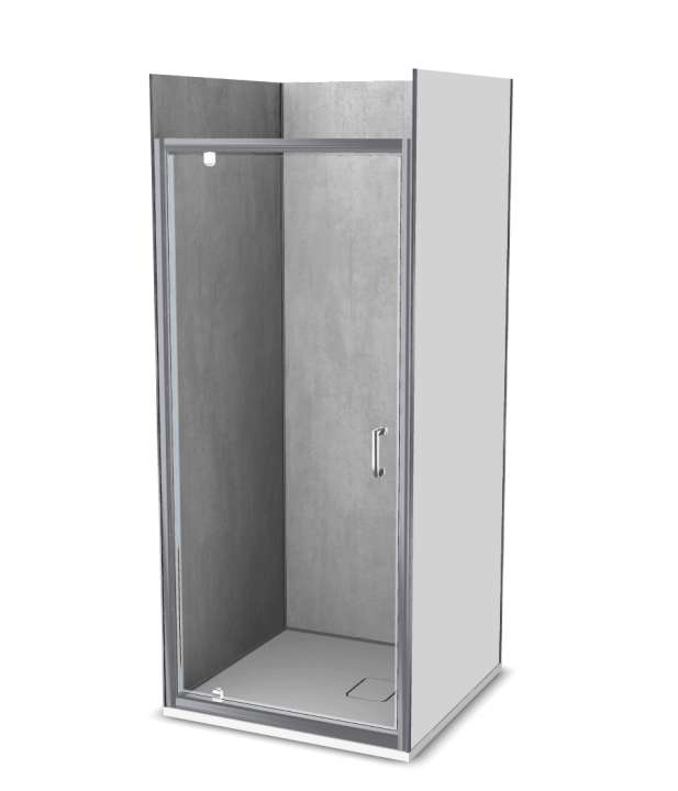 Photo Cabine de douche Vinova AW32LSS1A : receveur, paroi de douche, Prépanel + acc