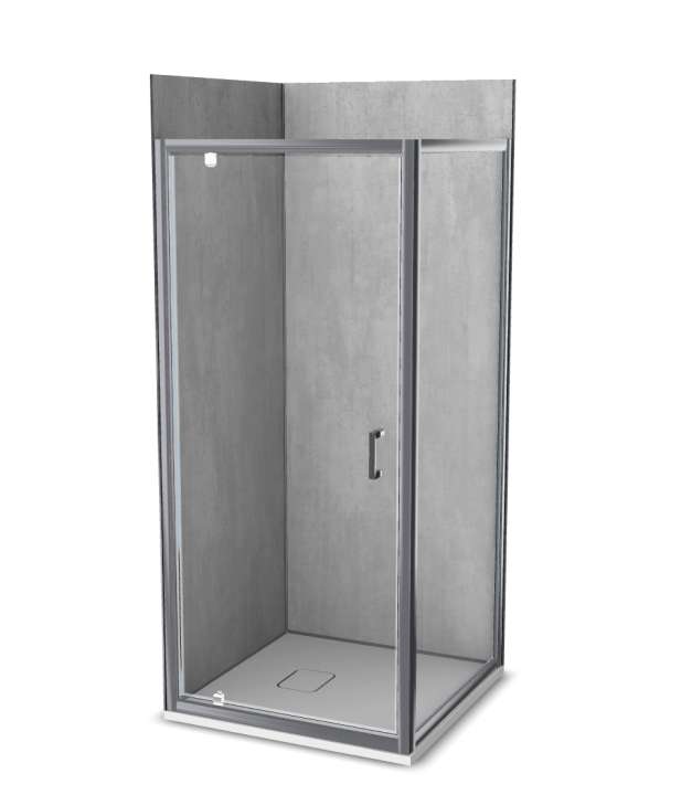 Photo Cabine de douche Vinova AW32LSS2A : receveur, paroi de douche, Prépanel + acc