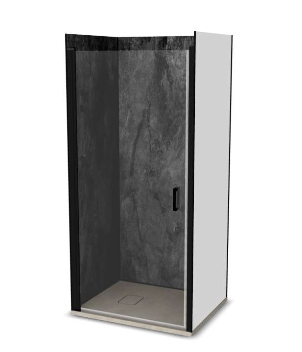 Photo Cabine de douche Vinova BG23LBB1B : receveur, paroi de douche, Prépanel + acc